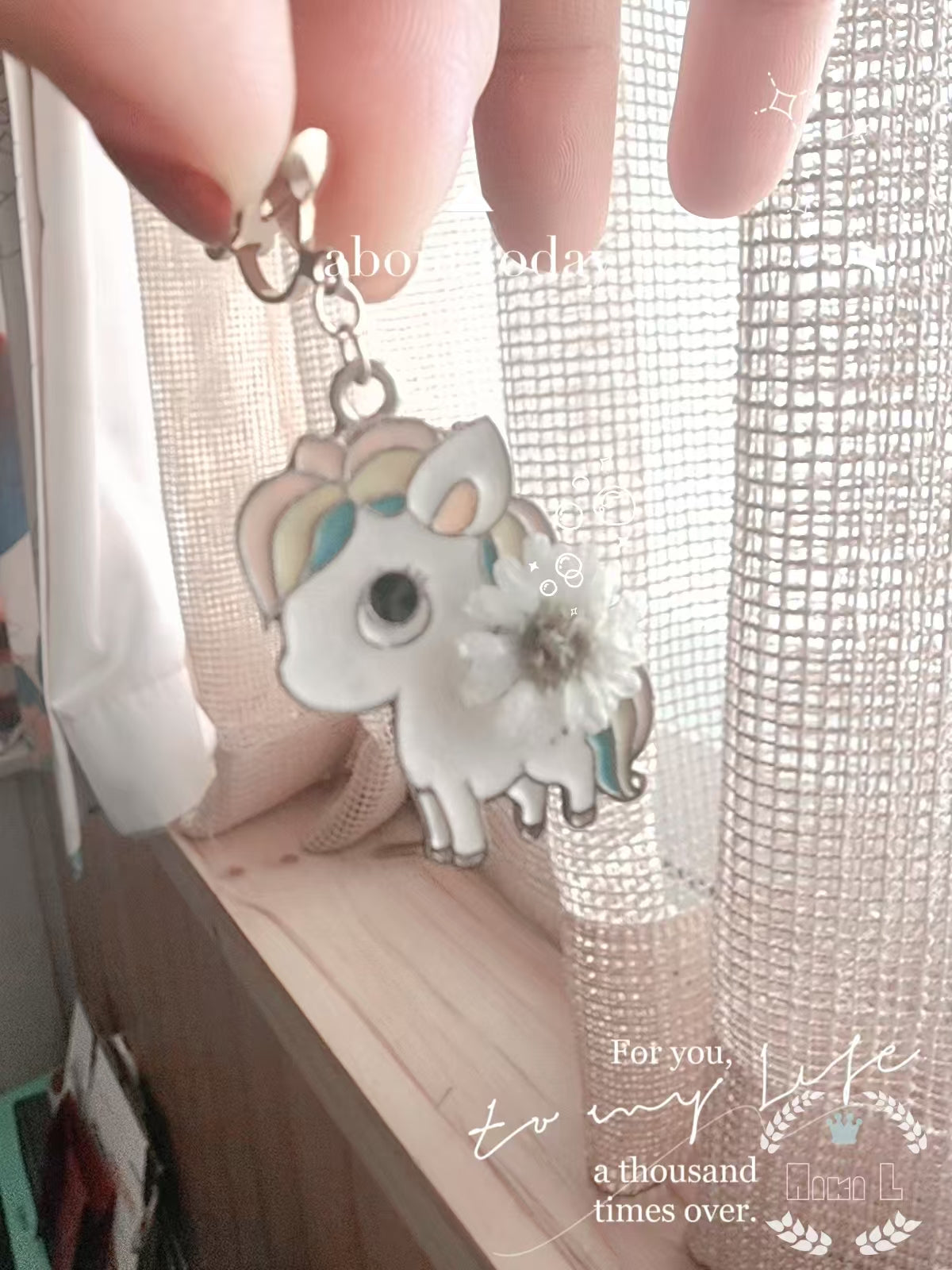 EARRING- Chamomile and Unicorns