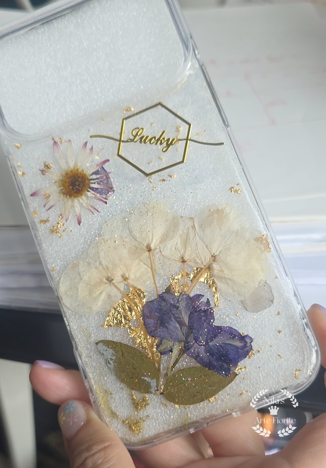 Dried Flower Resin Phone Case乾燥花滴膠手機殼#純手工訂製
